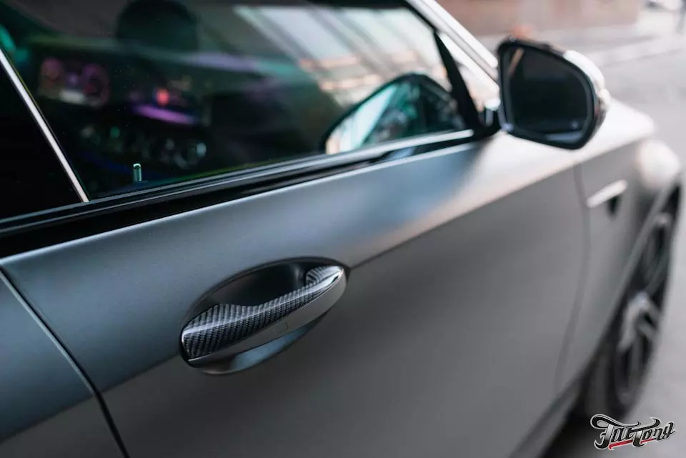 Mercedes E63s AMG. Полная замена акустики, шумоизоляция салона, антигравийная защита, карбон.